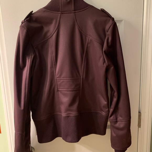 Deep purple chevron winter bomber jacket by Zella - Picture 3 of 7